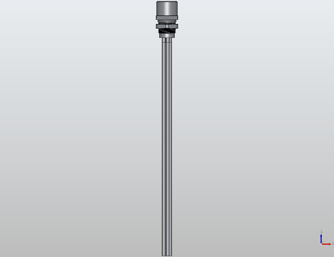 Flange Connector M8 Straight Female 908691 - technical drawing