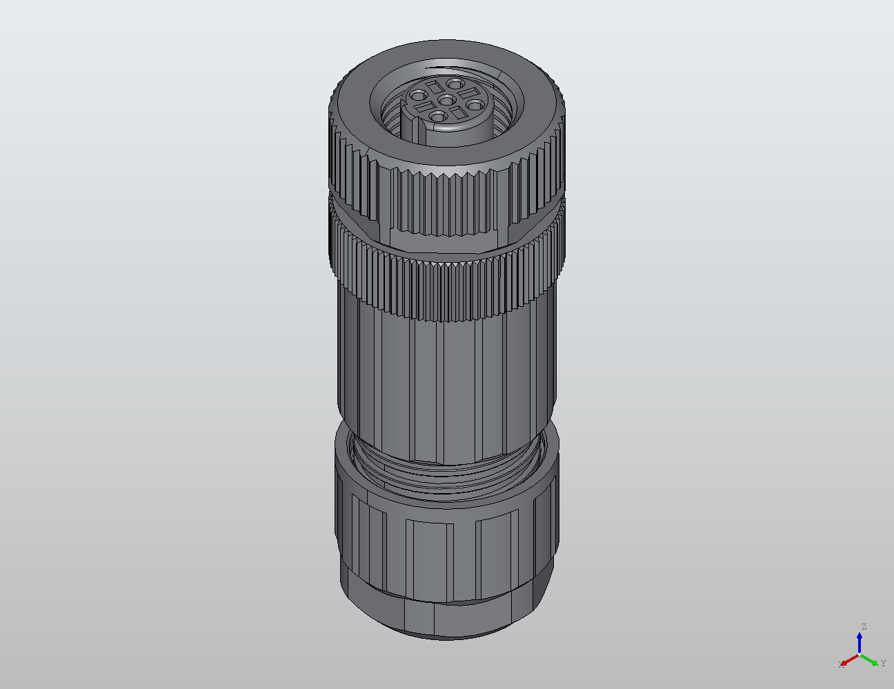 M12 Round Plug Connector Field Wireable (Cage-Clamp Terminals) Straight Female 913733 - Field Wireable industrial connector M12 Round Plug Connector Field Wireable (Cage-Clamp Terminals) Straight Female 913733 - Field Wireable industrial connector