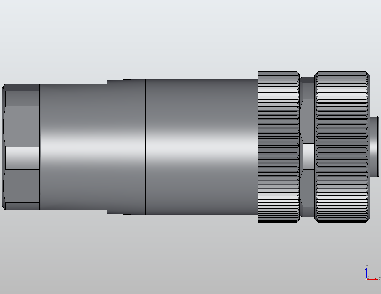 M12 Round Plug Connector Field Wireable (Screw Terminals) Straight Female 917321 - technical drawing