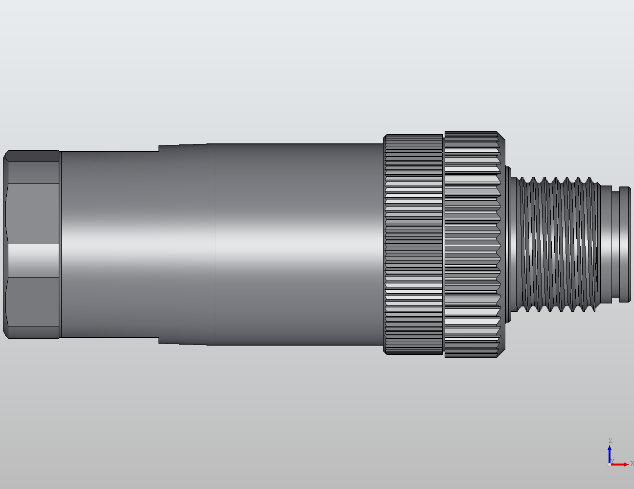 M12 Round Plug Connector Field Wireable (Screw Terminals) Straight Male 912746 - technical drawing