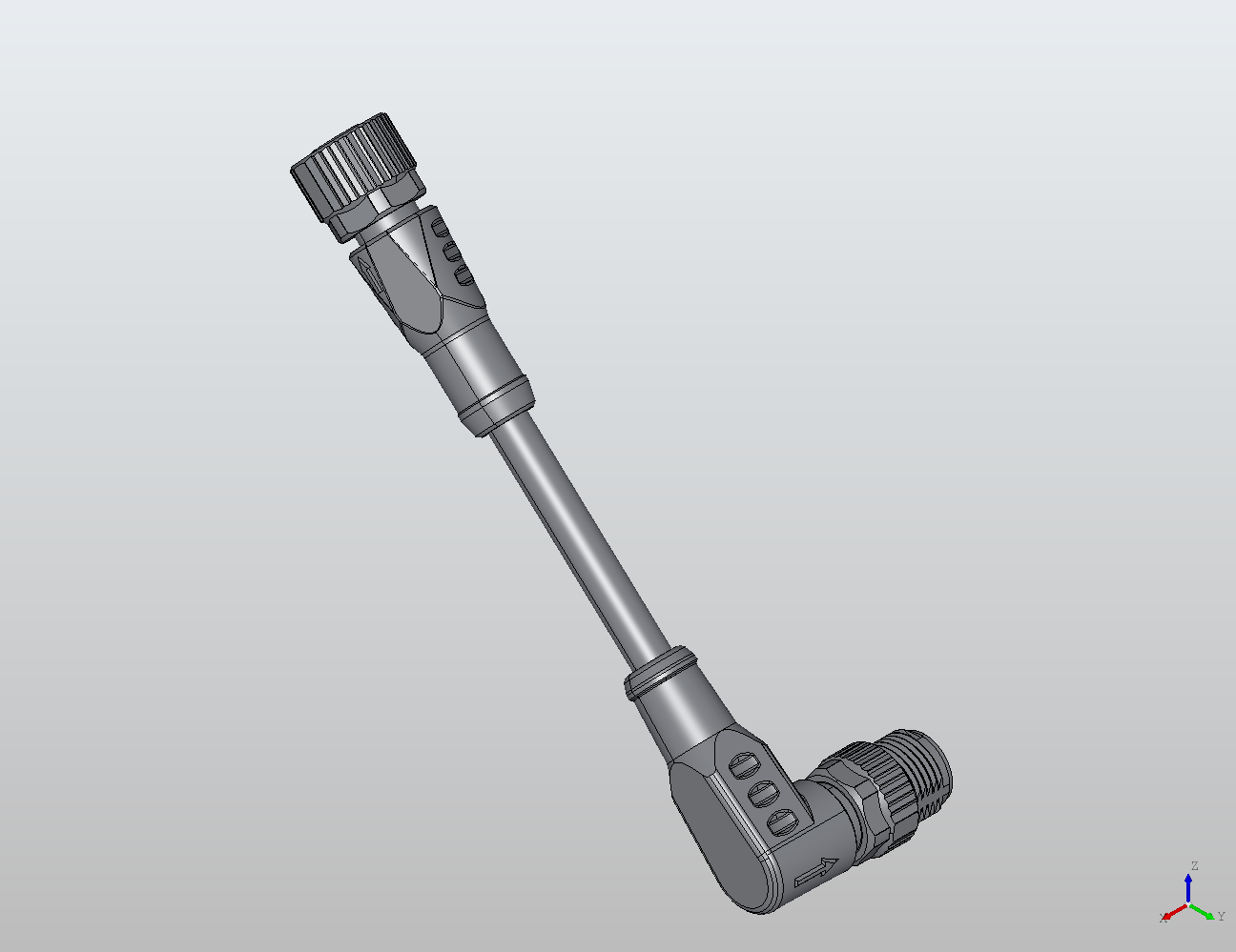 M12 Round Plug Connector M12-M12 Connection Cable 90°/Straight Male/Female 948003 - Double-Ended Cable industrial connector