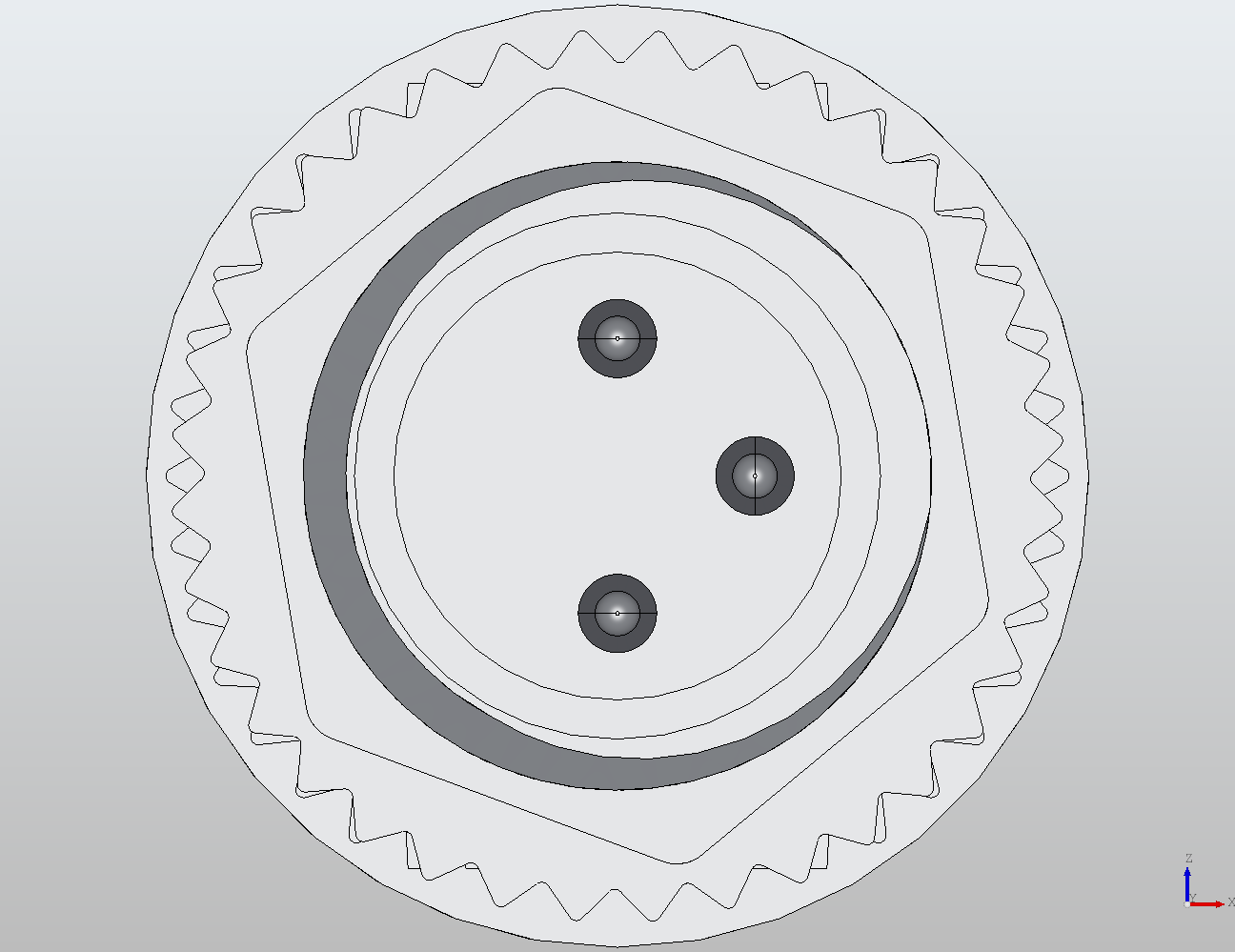 M8 Round Plug Connector Field Wireable (Quick Connect) Straight Male 908331 - technical drawing