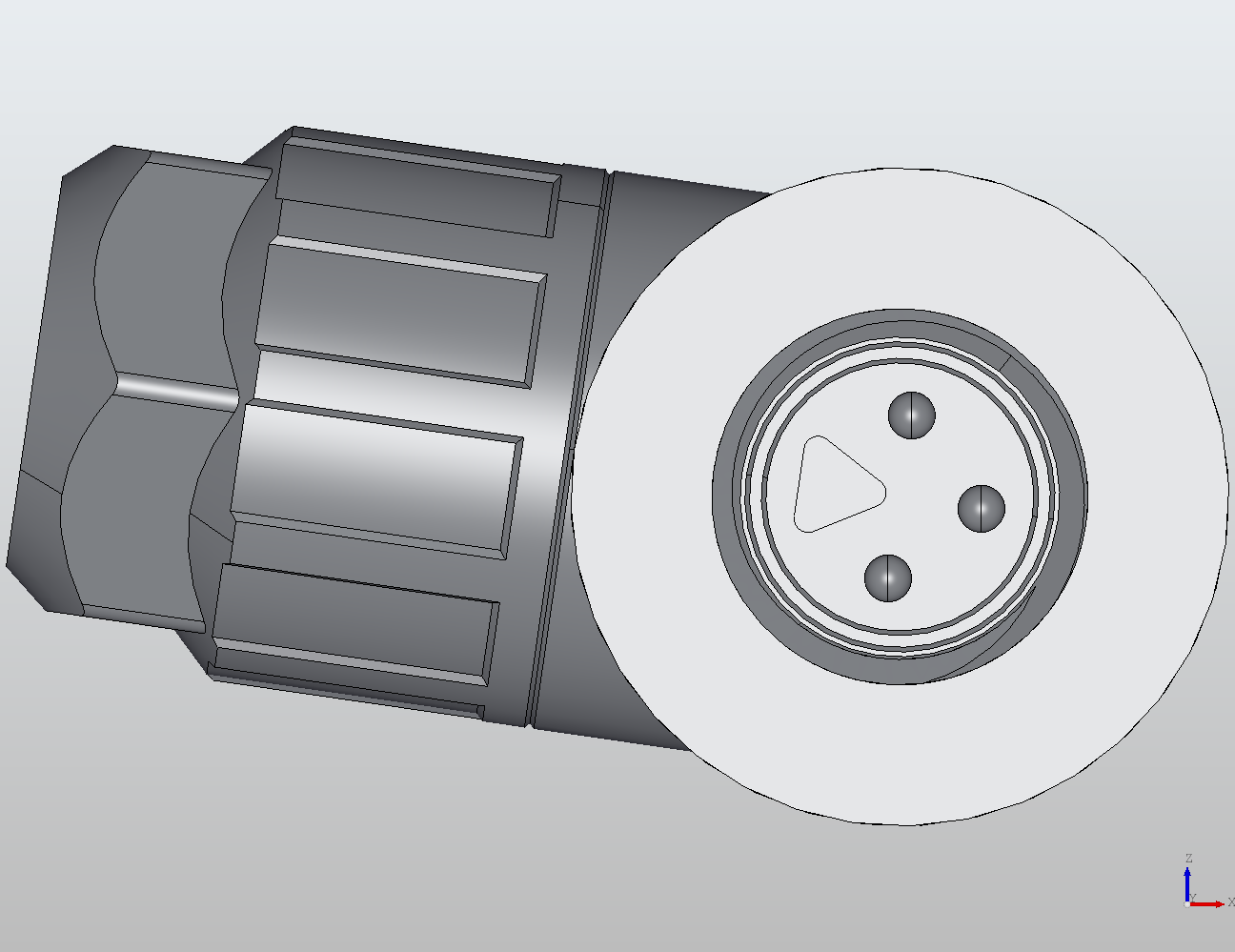 M8 Round Plug Connector Field Wireable (Screw Terminals) 90° Male 908441 - technical drawing