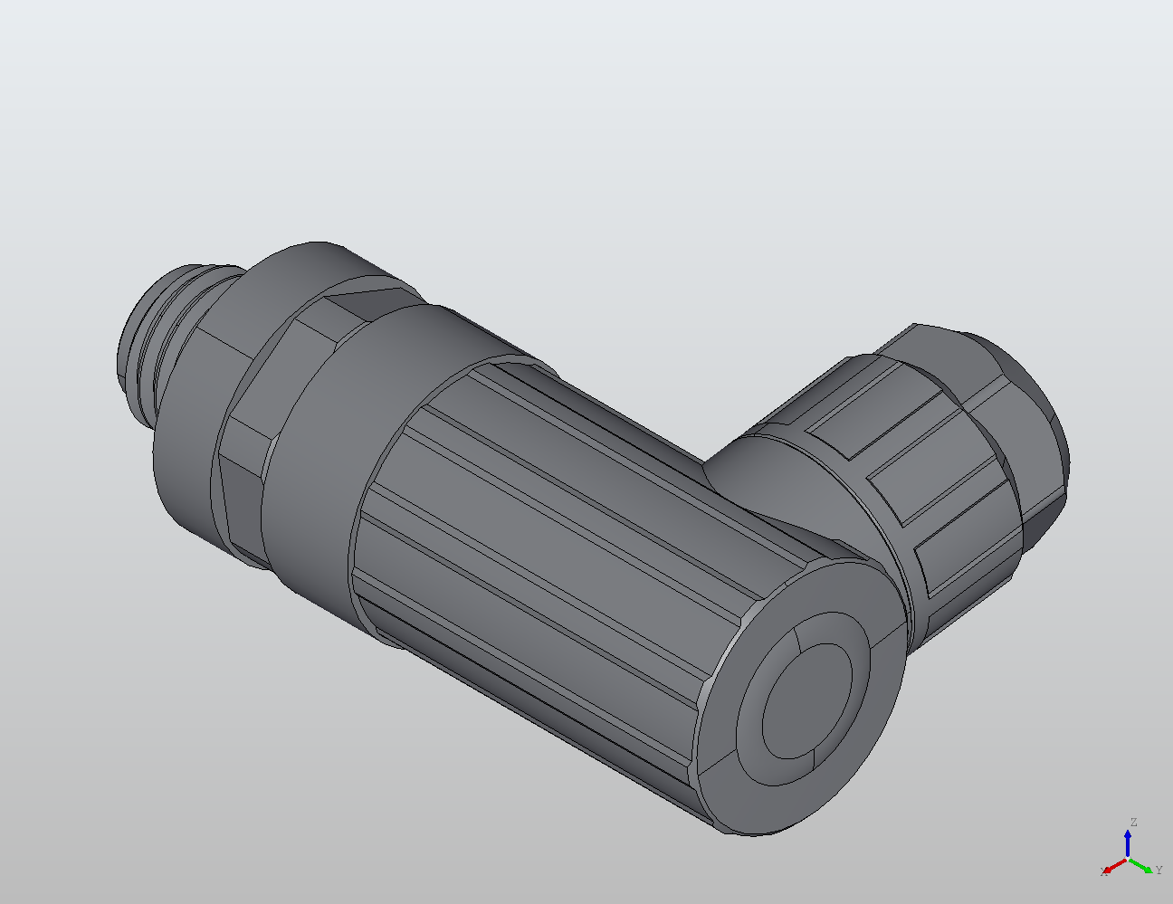 M8 Round Plug Connector Field Wireable (Screw Terminals) 90° Male 908441 - Field Wireable industrial connector
