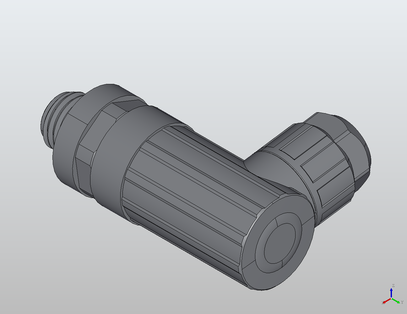 M8 Round Plug Connector Field Wireable (Screw Terminals) 90° Male 908461 - Field Wireable industrial connector