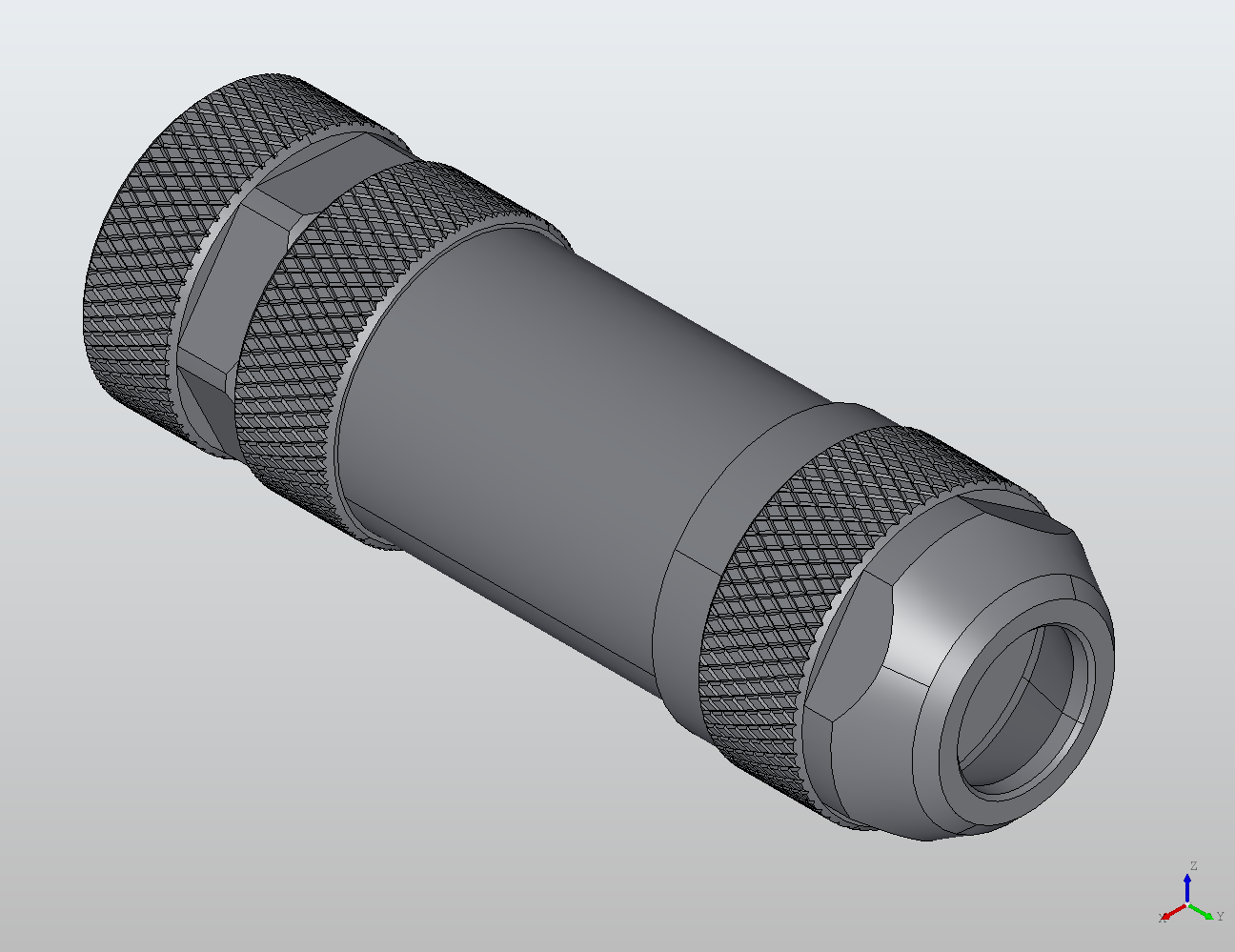 M8 Round Plug Connector Field Wireable (Screw Terminals) Straight Female 908671 - Field Wireable industrial connector