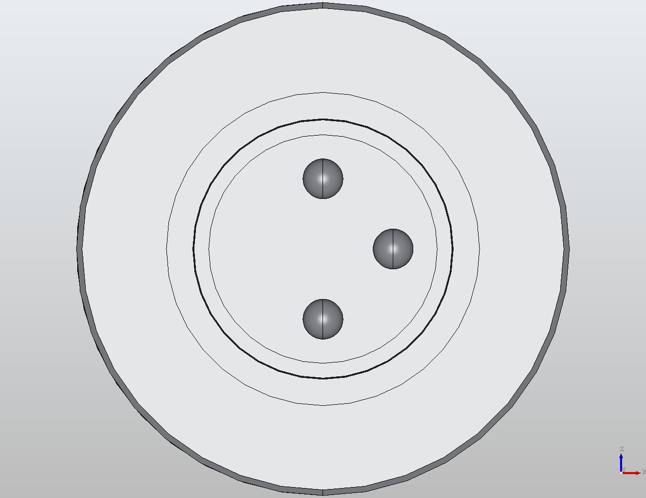 M8 Round Plug Connector Field Wireable (Screw Terminals) Straight Male 908601 - technical drawing