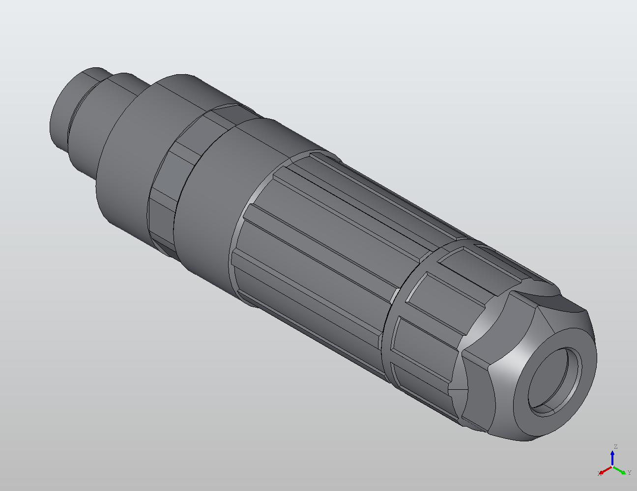 M8 Round Plug Connector Field Wireable (Screw Terminals) Straight Male 908601 - Field Wireable industrial connector