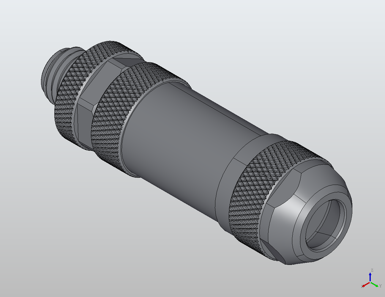 M8 Round Plug Connector Field Wireable (Screw Terminals) Straight Male 908641 - Field Wireable industrial connector