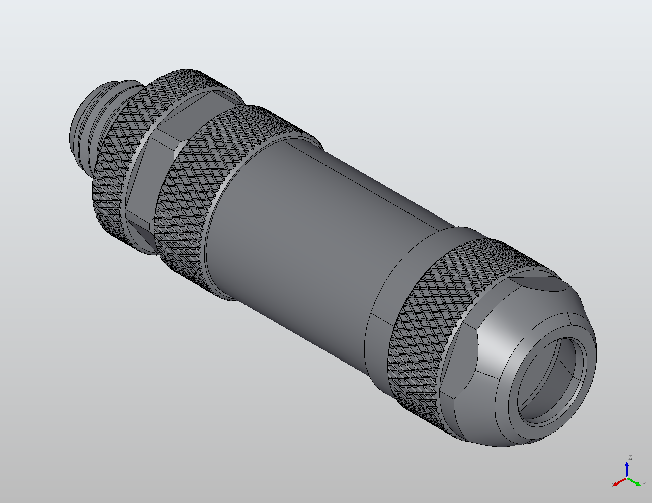 M8 Round Plug Connector Field Wireable (Screw Terminals) Straight Male 908651 - Field Wireable industrial connector