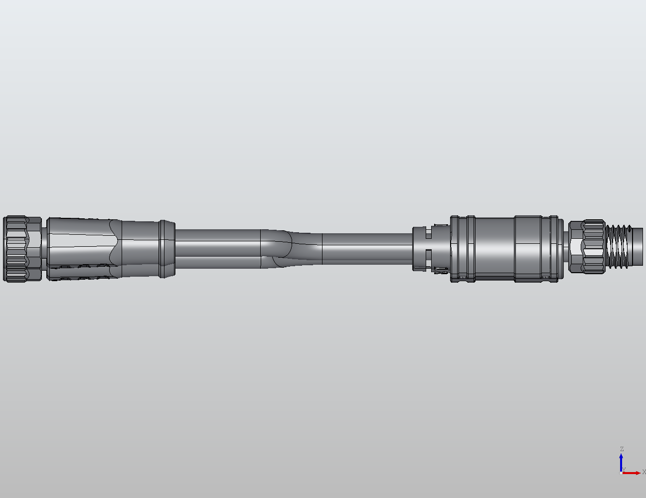 M8 Round Plug Connector M8-2m8 Connection Cable Y/Straight Male/Female 987001 - technical drawing