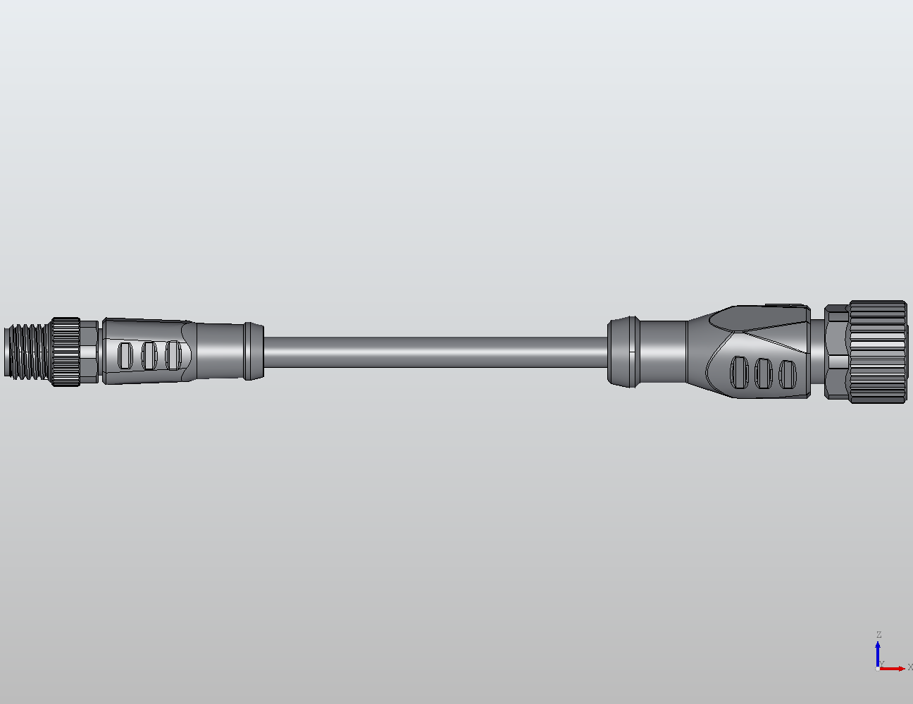 M8 Round Plug Connector M8-M12 Connection Cable Straight/Straight Male/Female 988251 - technical drawing M8 Round Plug Connector M8-M12 Connection Cable Straight/Straight Male/Female 988251 - technical drawing