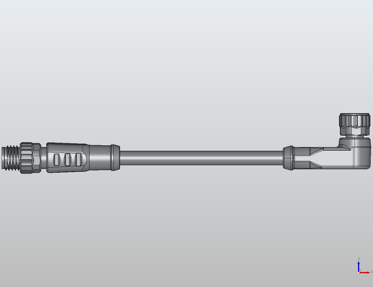 M8 Round Plug Connector M8-M8 Connection Cable Straight/90° Male/Female 988021 - technical drawing