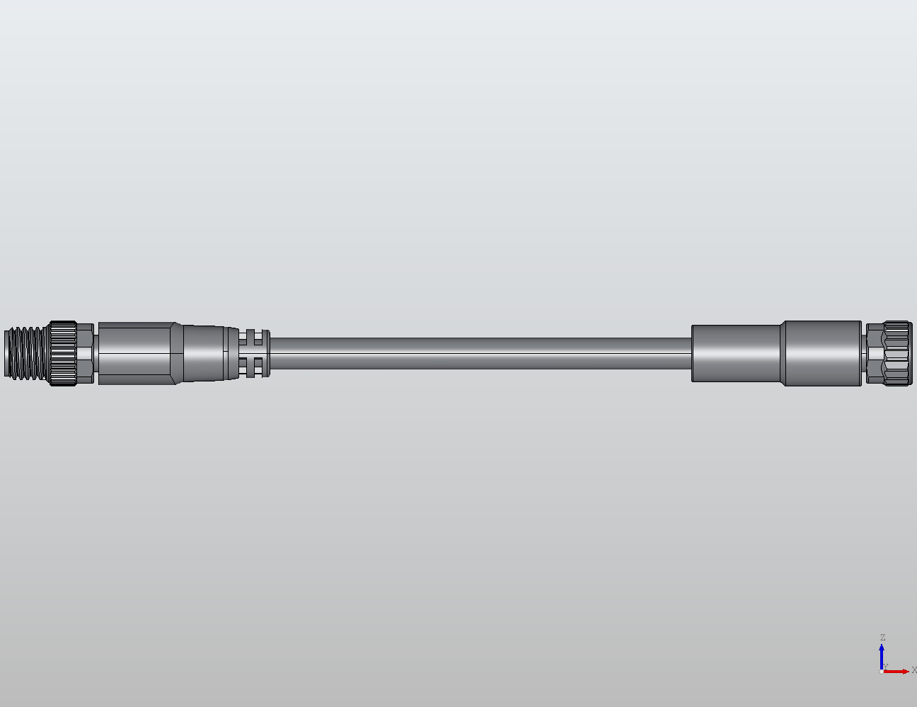 M8 Round Plug Connector M8-M8 Connection Cable Straight/Straight Male/Female 988103 - technical drawing