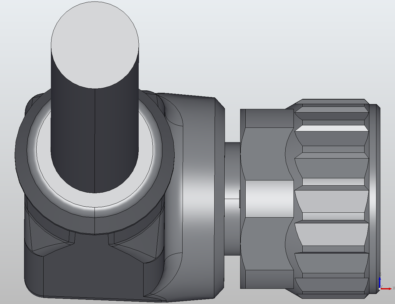 M8 Round Plug Connector Open Ended Wire 90° Female 908081 - technical drawing M8 Round Plug Connector Open Ended Wire 90° Female 908081 - technical drawing