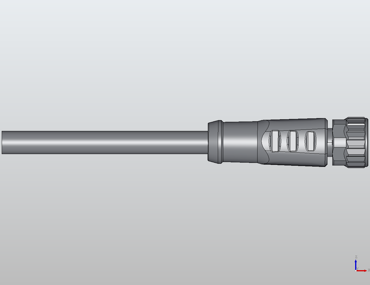 M8 Round Plug Connector Open Ended Wire Straight Without/With LED Female 908261 - technical drawing M8 Round Plug Connector Open Ended Wire Straight Without/With LED Female 908261 - technical drawing