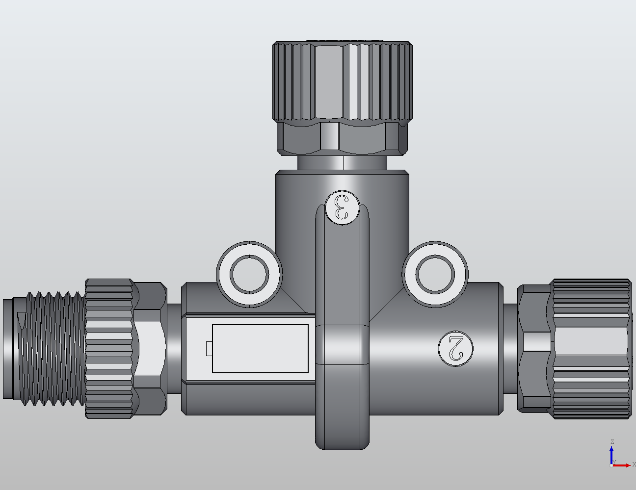 Y/T M12-2M12 T-Type Coupler Male to Female/Female 943062 - technical drawing