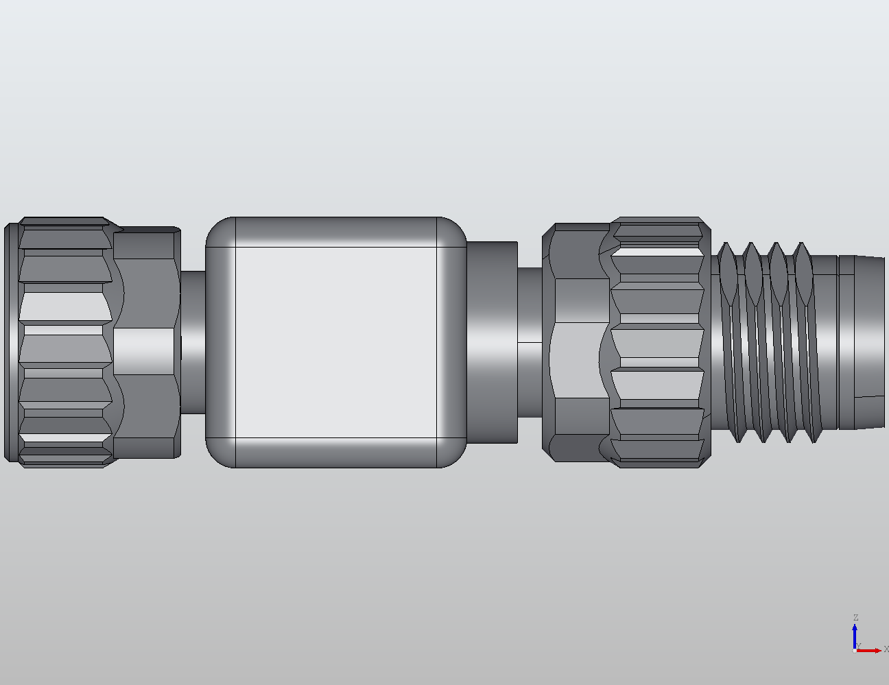 Y/T M8-2M8 Y-Type Coupler Male to Female/Female 940833 - technical drawing