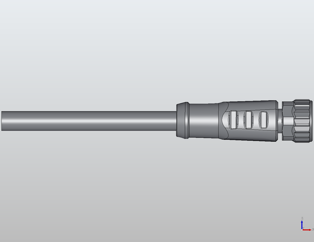 M8 Round Plug Connector Open Ended Wire Straight Without/With LED Female 908281 - View 2