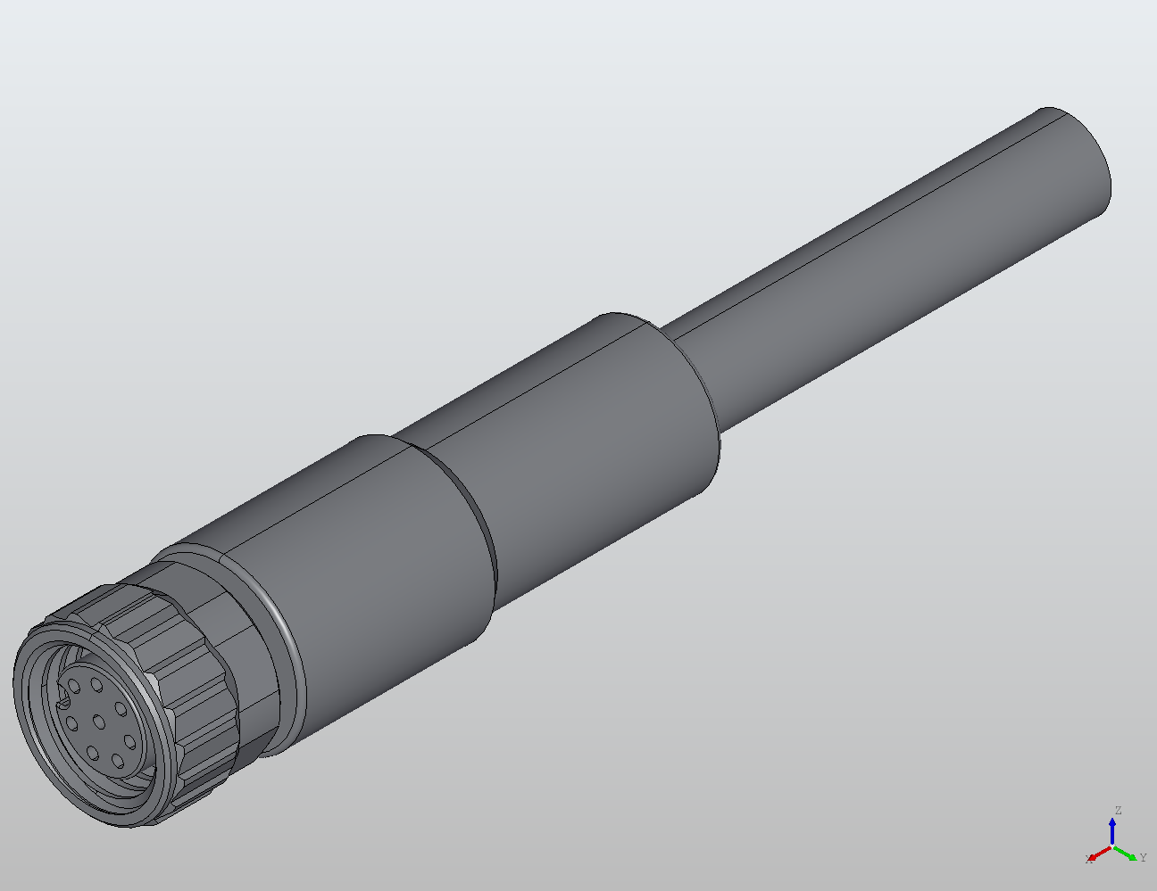 M8 Round Plug Connector Open Ended Wire Straight Female 908481 - Open Ended Cable industrial connector M8 Round Plug Connector Open Ended Wire Straight Female 908481 - Open Ended Cable industrial connector