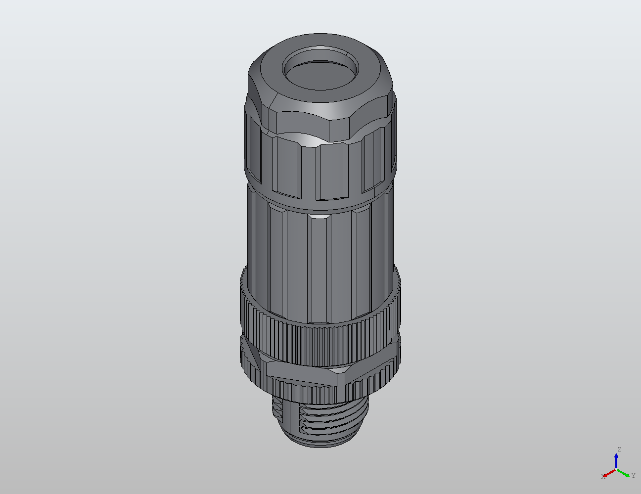M12 Round Plug Connector Field Wireable (Cage-Clamp Terminals) Straight Male 912723 - Field Wireable | MC-Element