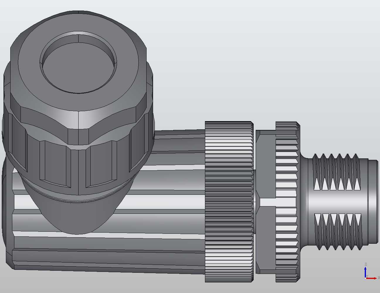 M12 Round Plug Connector Field Wireable (Screw Terminals) 90° Male 917311 - technical drawing