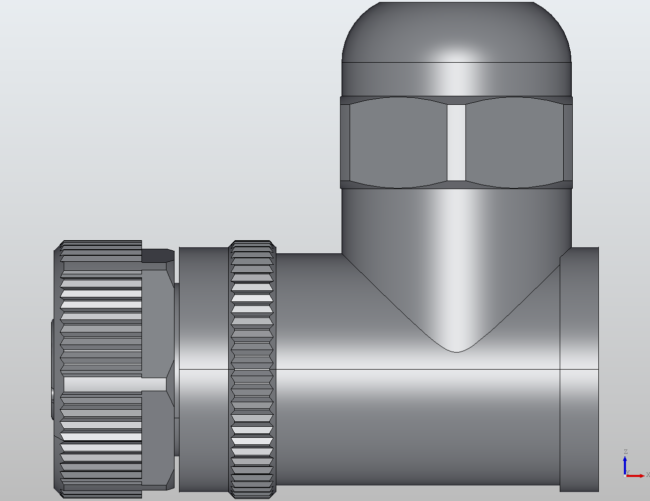 M12 Round Plug Connector Field Wireable (Screw Terminals) 90° Female 917371 - technical drawing