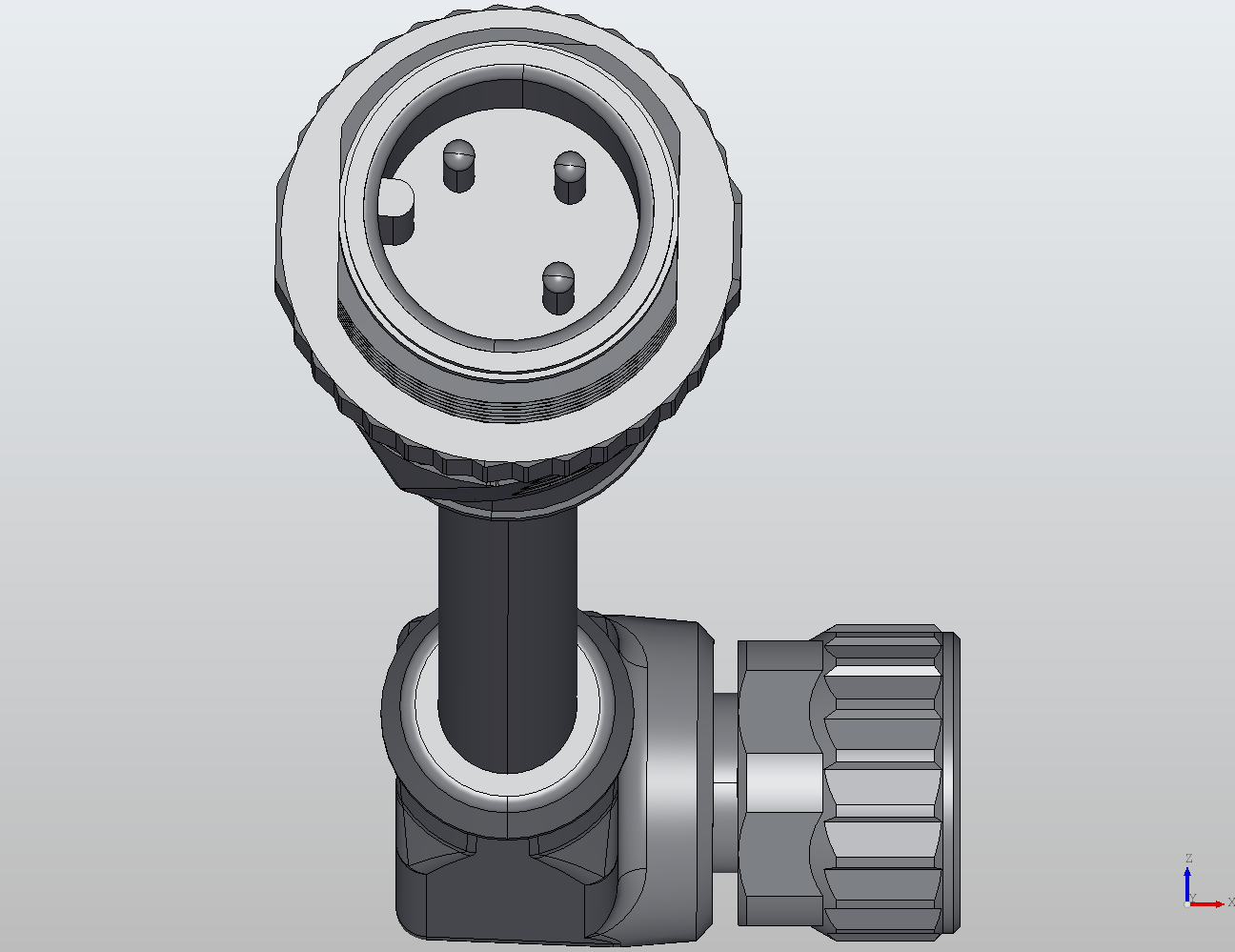 M12 Round Plug Connector M12-M8 Connection Cable Straight/90° Male/Female 940601 - technical drawing