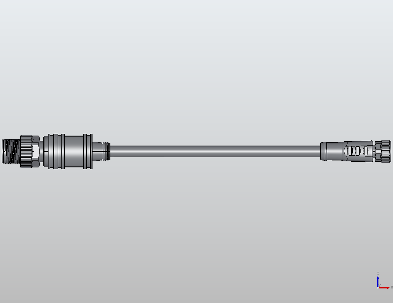 M12 Round Plug Connector M12-2M8 Connection Cable Y Distributor/Straight Male/Female 940821 - technical drawing