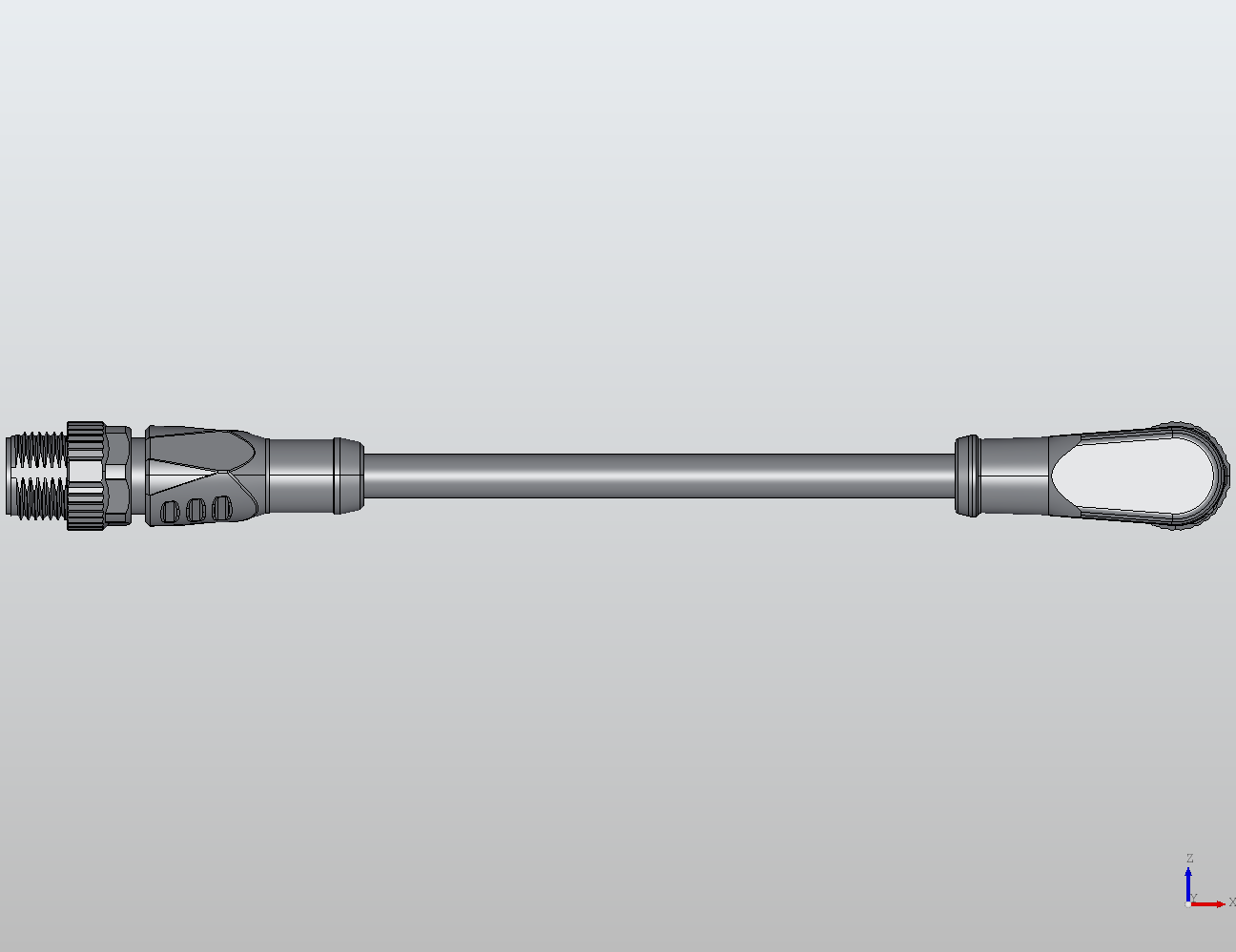 M12 Round Plug Connector M12-M12 Connection Cable (Shielded) Straight/90° Male/Female 948181 - technical drawing