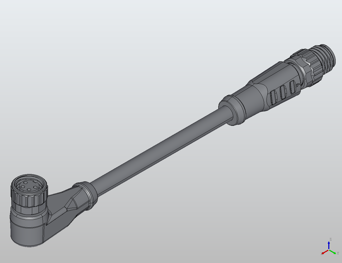 M8 Round Plug Connector M8-M8 Connection Cable Straight/90° Male/Female 988031 - Double-Ended Cable | MC-Element