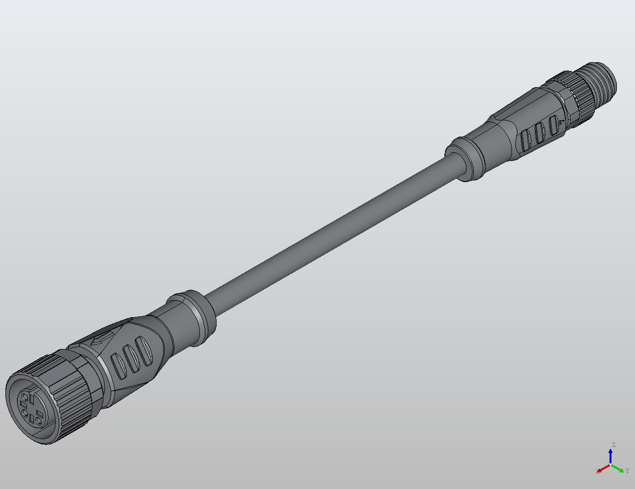 M8 Round Plug Connector M8-M12 Connection Cable Straight/Straight Male/Female 988241 - Double-Ended Cable | MC-Element