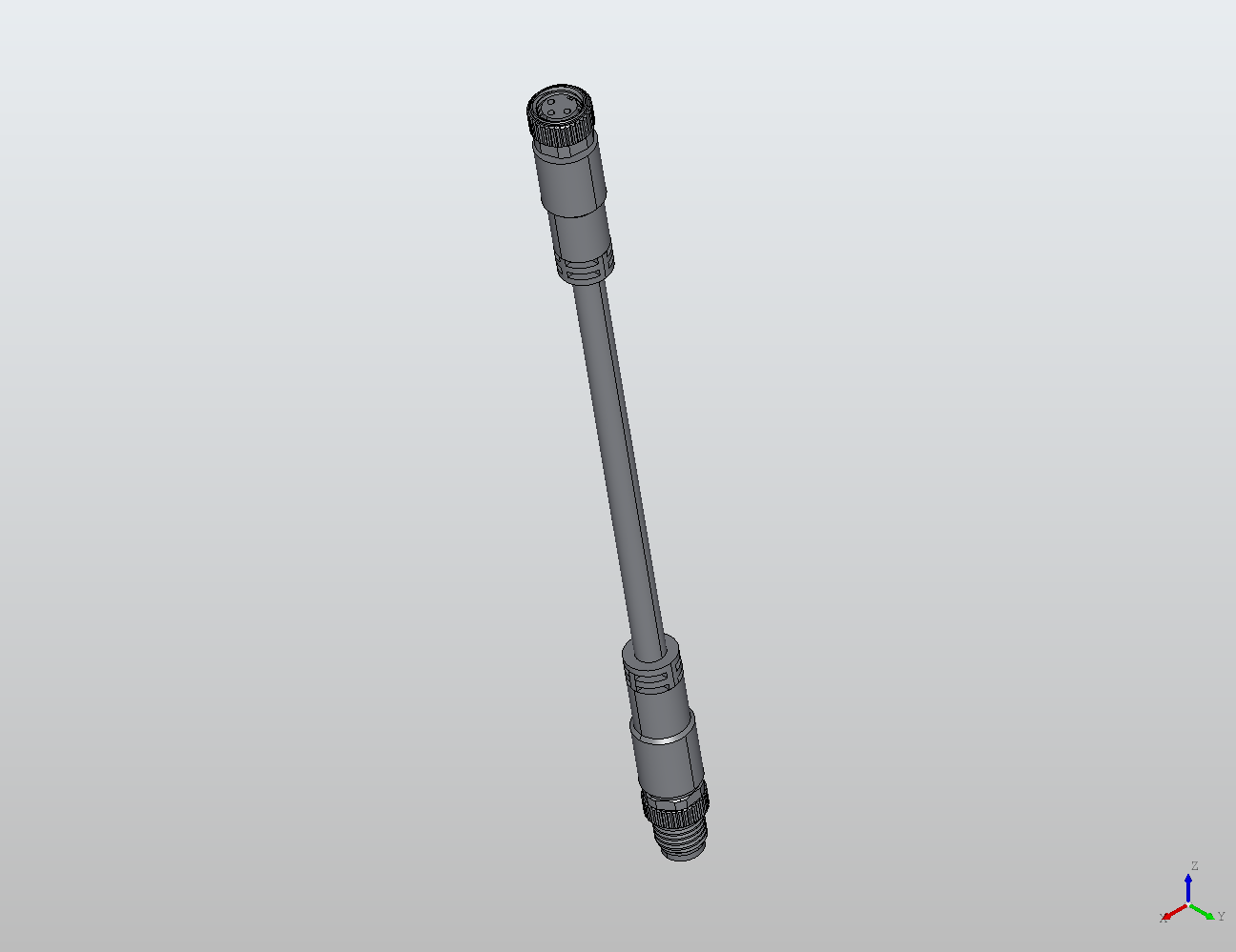 M8 Round Plug Connector M8-M8 Connection Cable (Shielded) Straight/Straight Male/Female 988801 - Double-Ended Cable | MC-Element