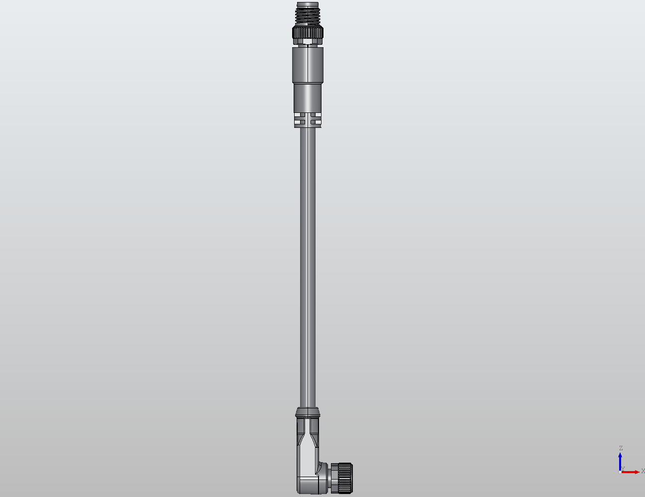 M8 Round Plug Connector M8-M8 Connection Cable (Shielded) Straight/90° Male/Female 988831 - technical drawing
